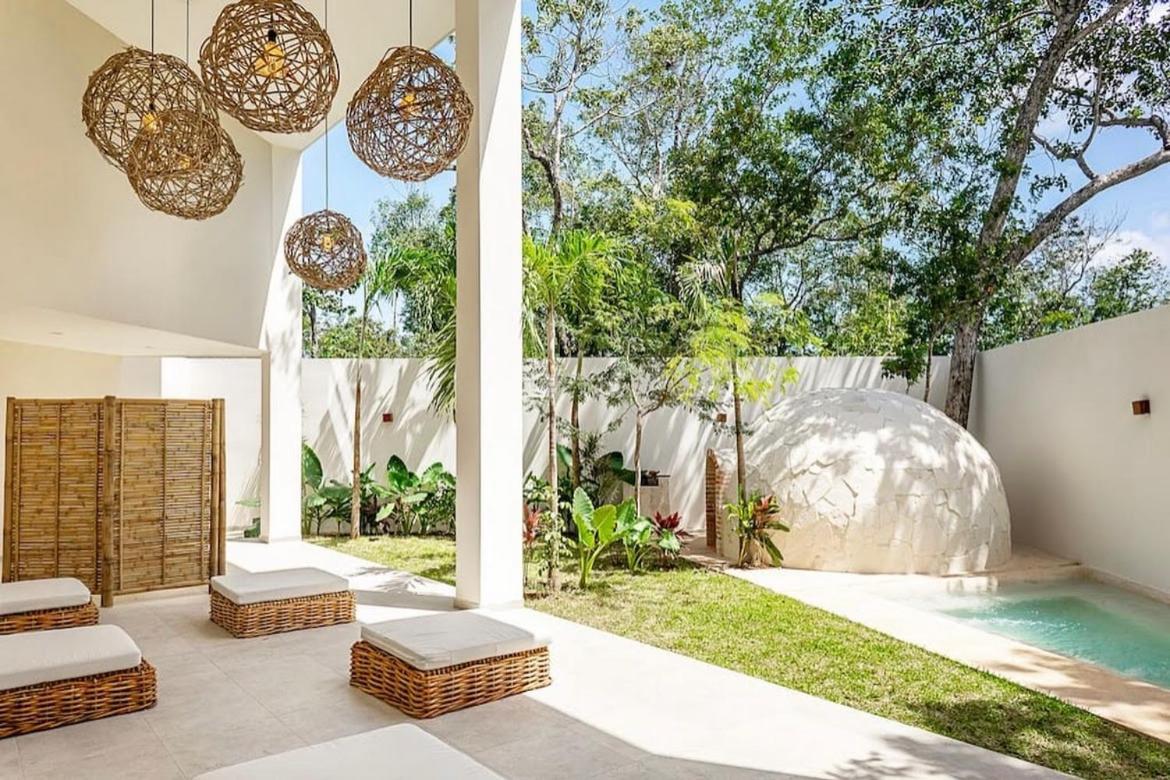 Condo Jungle Apartment & Private Patio Tulum Exterior foto